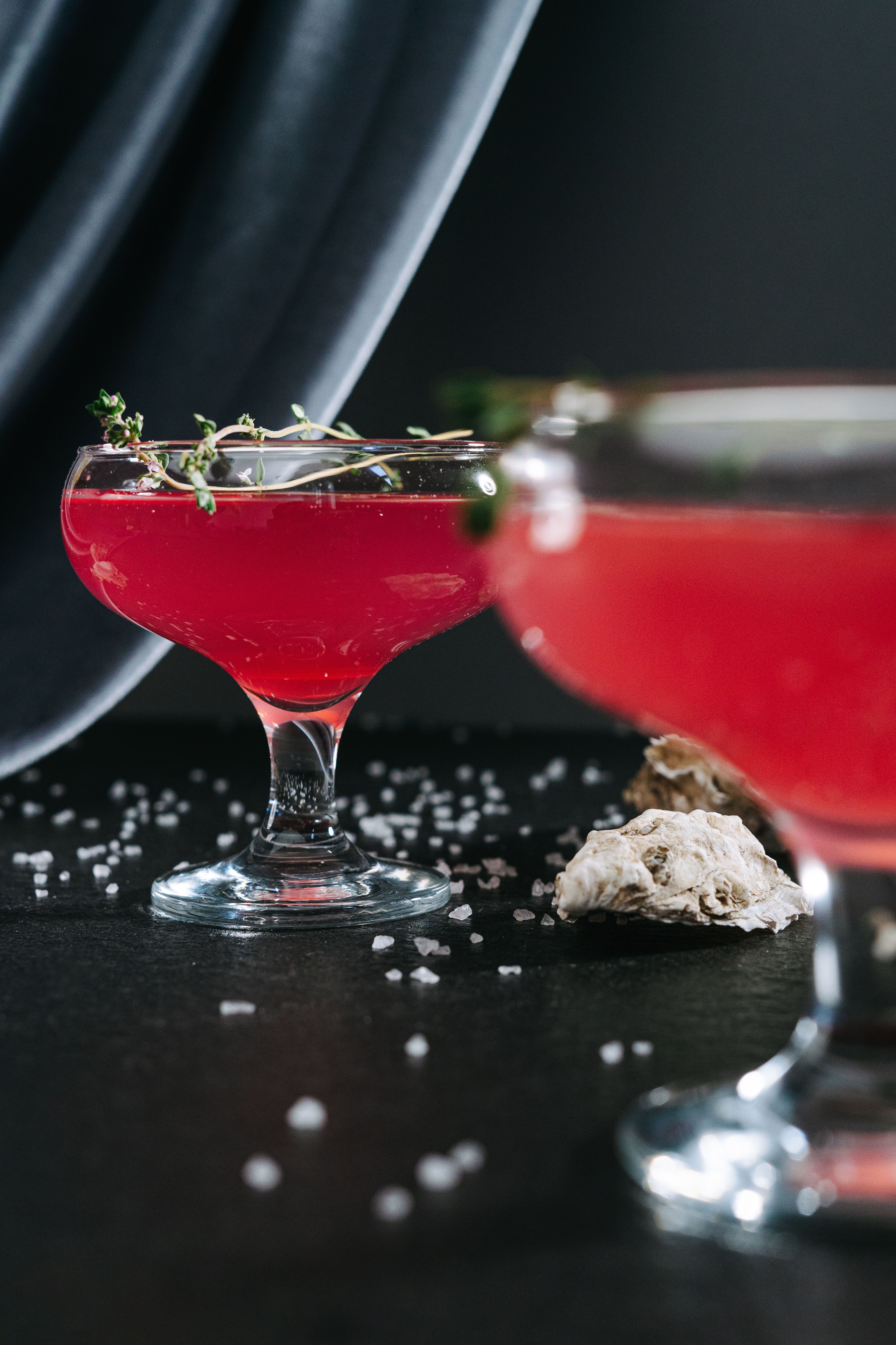 Smoked cherry cocktail